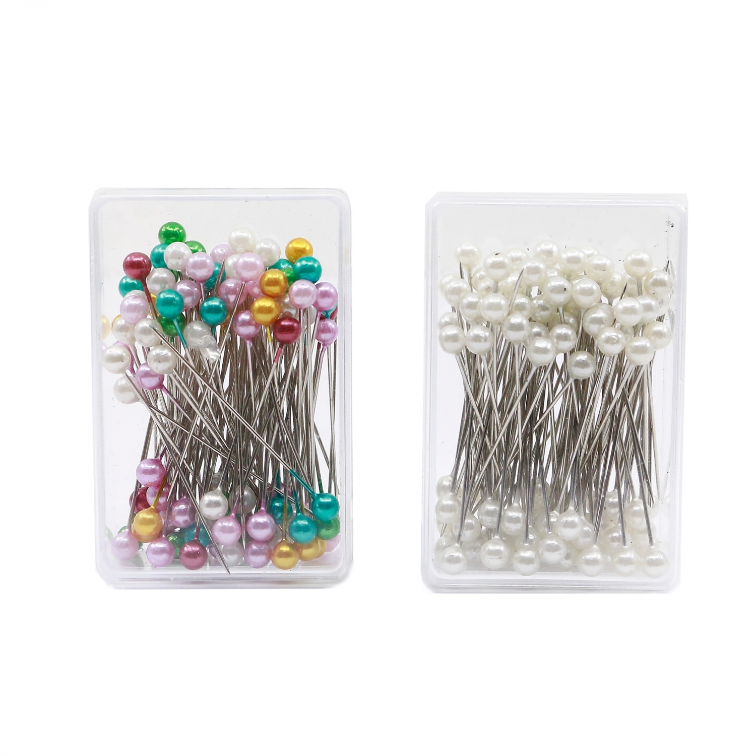 Colored and White Pearl Head Tailoring Pins, Length 40 mm (20 boxes/set)