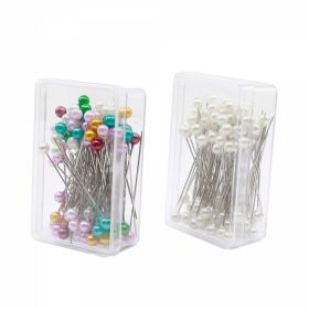 Bolduri Bolduri cu Cap din Plastic, Albe, Colorate, Lungime 40 mm (20 cutii/set)
