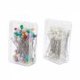 Bolduri cu Cap din Plastic, Albe, Colorate, Lungime 40 mm (20 cutii/set) - 2