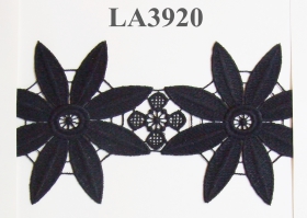 Dantela 0620-6158 (15 yards/rola) Dantela (13.99 m/rola) Neagra