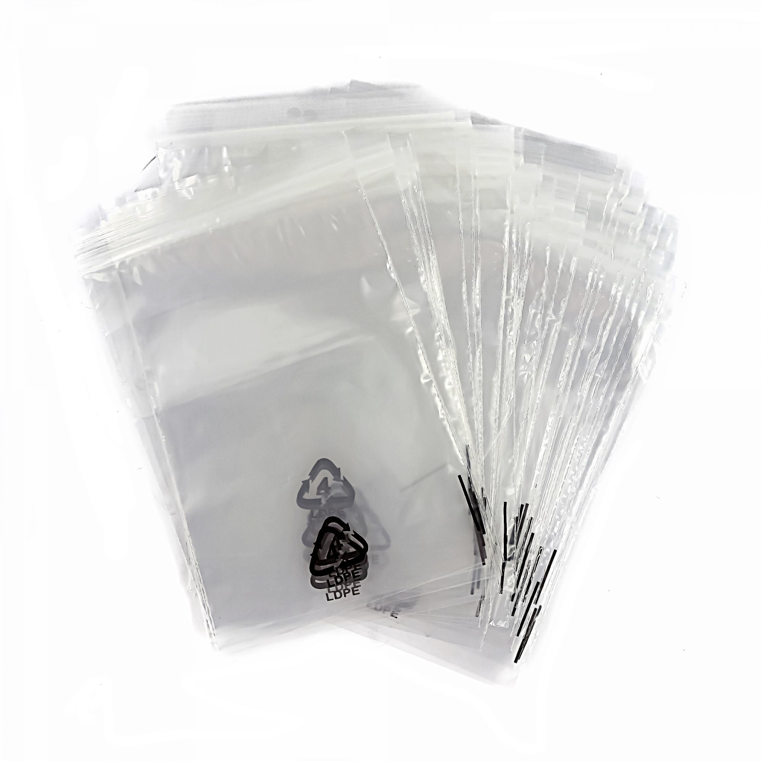 Zipper Bags, Size 110x150 mm (100 pcs/pack)