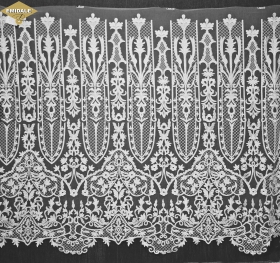 Metraje Rochii de Mireasa Dantela 13646, Culoare: Alba, (1 metru)