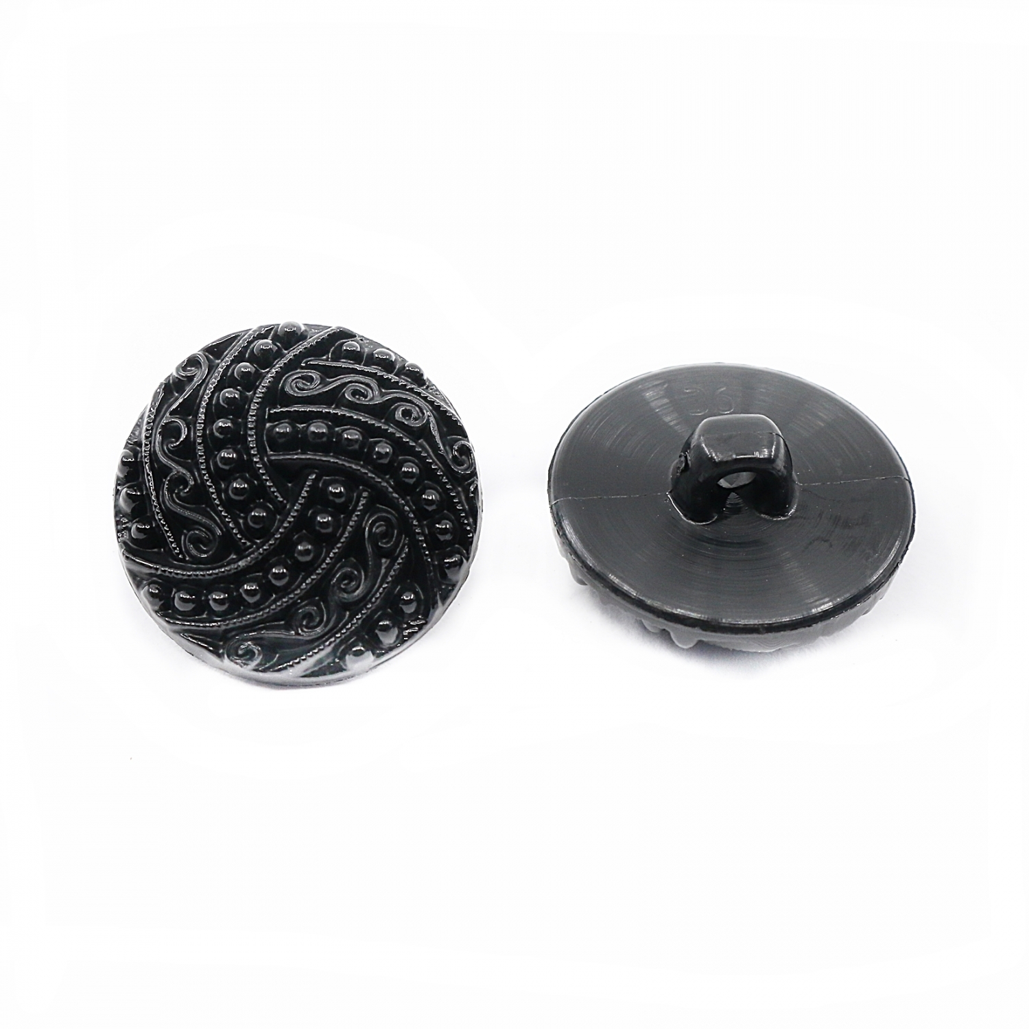 Plastic Buttons BG1-11, Size 28 (100 pcs/pack)