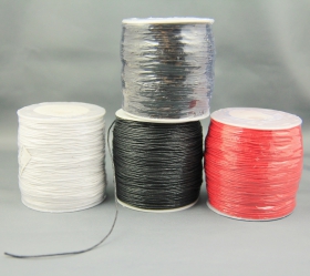 Polyester, Cotton Cord - Waxed Cord 0371-9003/1.1MM (200 m/roll)