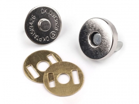 Accesorii Metal Magneti Genti, diametru 15 mm (10 seturi/cutie)