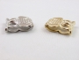 Accesorii Decorative din Metal, Bufnita, lungime 3 cm (10 bucatii/set)  - 4