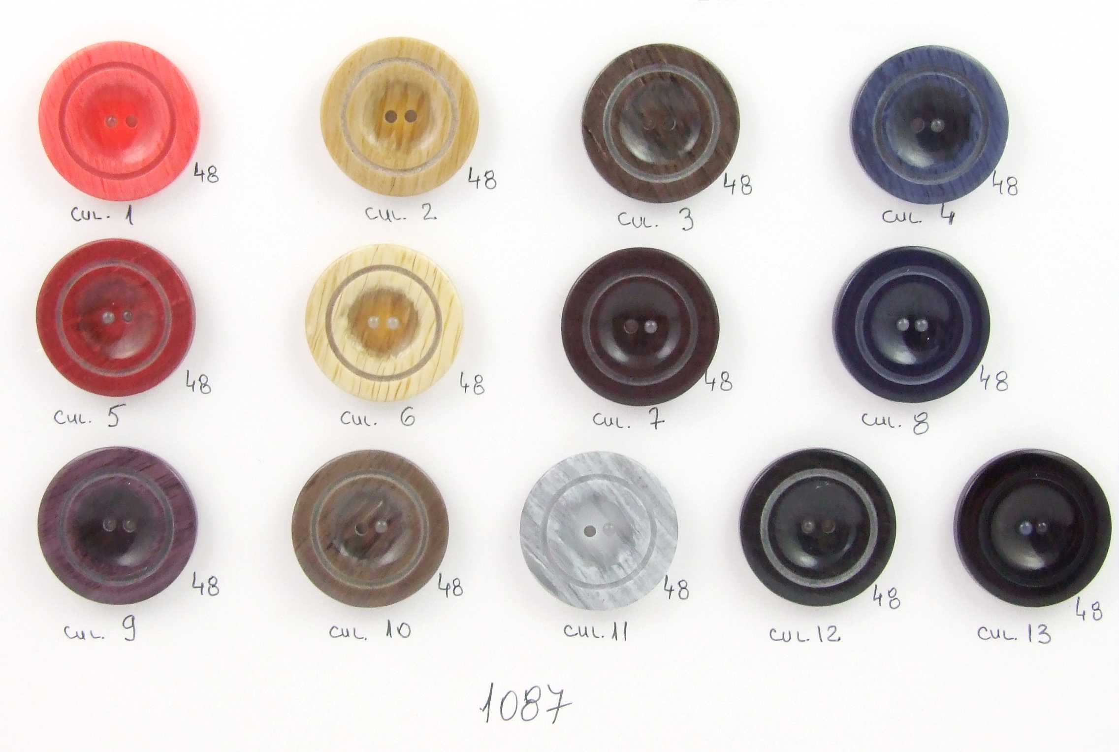 2 Holes Buttons 1087 (50 pcs/pack)