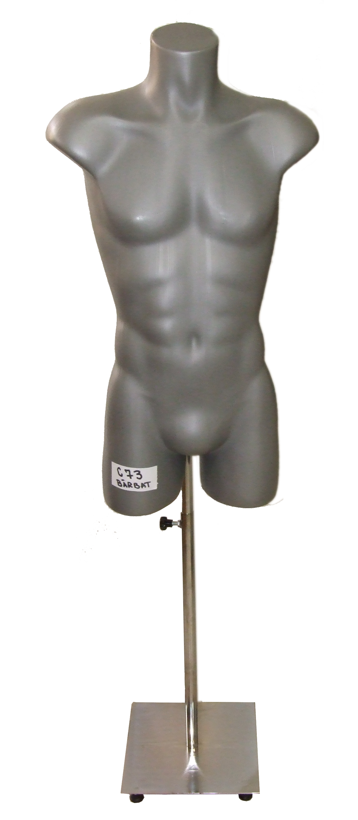 Men Half Body Mannequin with Stand - Model 2