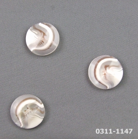 Shank Buttons GD051 - Plastic Button 0311-1147, Size 24 (100 pcs/bag)