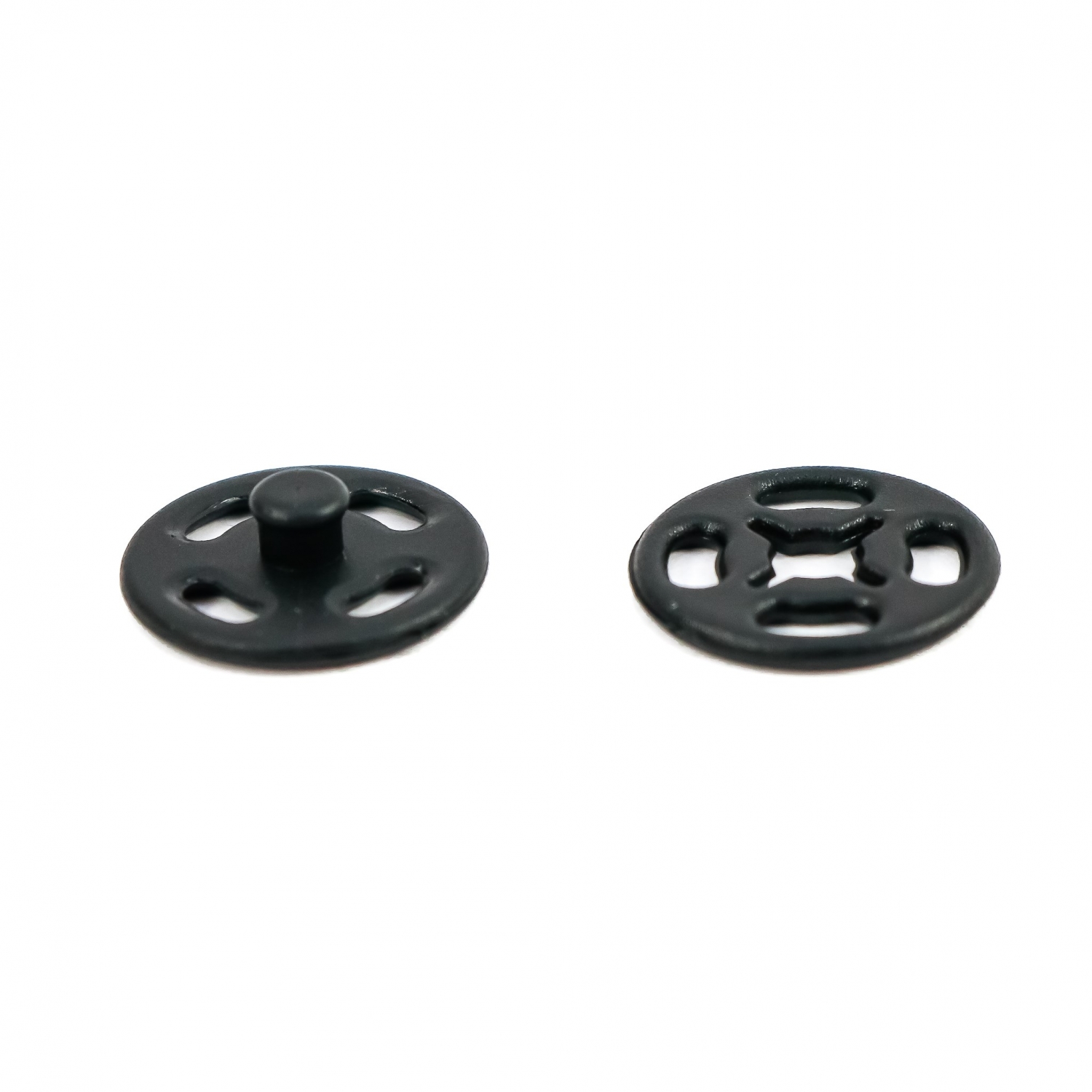 Capse de Cusut din Plastic, 13 mm, Alb, Transparent, Negru (1000 seturi/pachet)  - 5