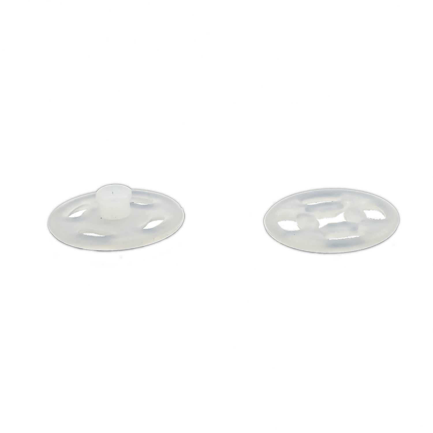 Capse de Cusut din Plastic, 13 mm, Alb, Transparent, Negru (1000 seturi/pachet)  - 6