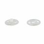 Plastic Sew-on Snaps, 13mm, White, Transparent, Black (1,000 pairs/box) - 6