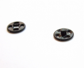 Metal Sew-on Snaps, 17 mm, Silver, Gun-metal, Black (200 sets/box) - Plastic Sew-on Snaps, 10mm (1000 pairs/box)