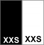 Etichete Tesute Negre, Marime XXS (250 buc/pachet) - 1