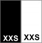 Black Woven Labels, Size XXS (250 pcs/pack) - 1