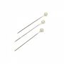 White Pearl Head Tailoring Pins, Lenght 38 mm (36 circles/box) - 2