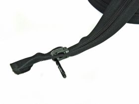 Nylon Zipper  - Black Reversible Nylon Zipper 98cm (50 pcs/pack)