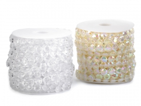 Perle Sirag, 4 mm (12 siraguri/pachet) - Perle Metraj 11mm (20 metri/rola) COD: 220908