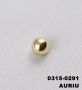 Shank Buttons 0315-0291/12 (200 pcs/pack) Color: Gold and Silver - 3