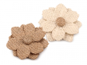 Aplicatii Vestimentare, diametru 3 cm (12 bucati/pachet)Cod: FA1023 Aplicatii Flori de Cusut, diametru 6 cm (10 bucati/pachet)
