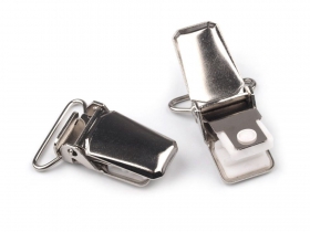 Plastic and Metal Buckles  - Metal Suspender Clip, 20 mm (10 pcs/pack)