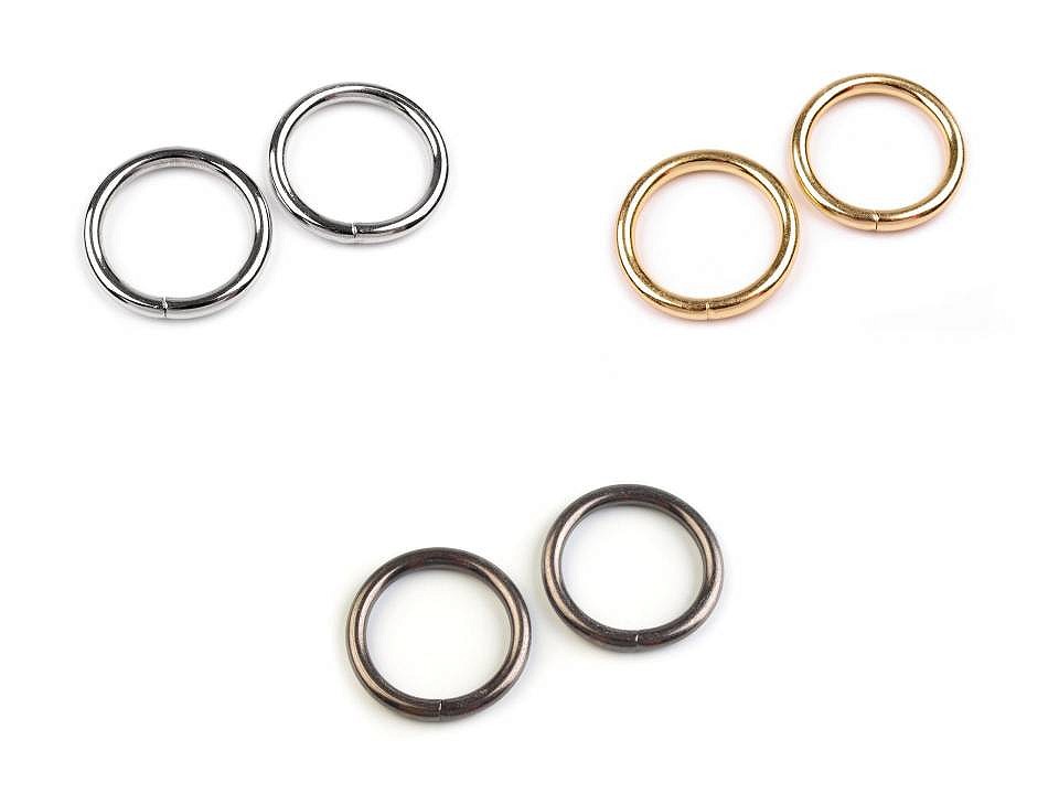 Metal O-Ring for Bags, diameter 25 mm (10 pcs/pack)