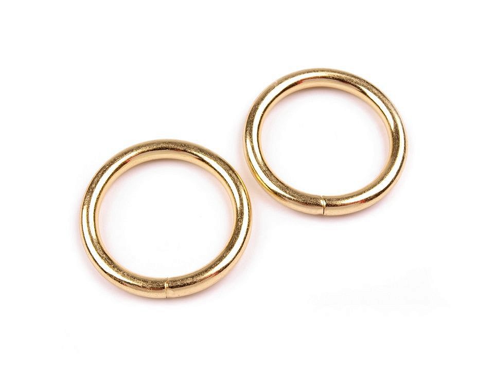 Inele Metalice Decorative, diametru 25 mm (10 buc/pachet)  - 2