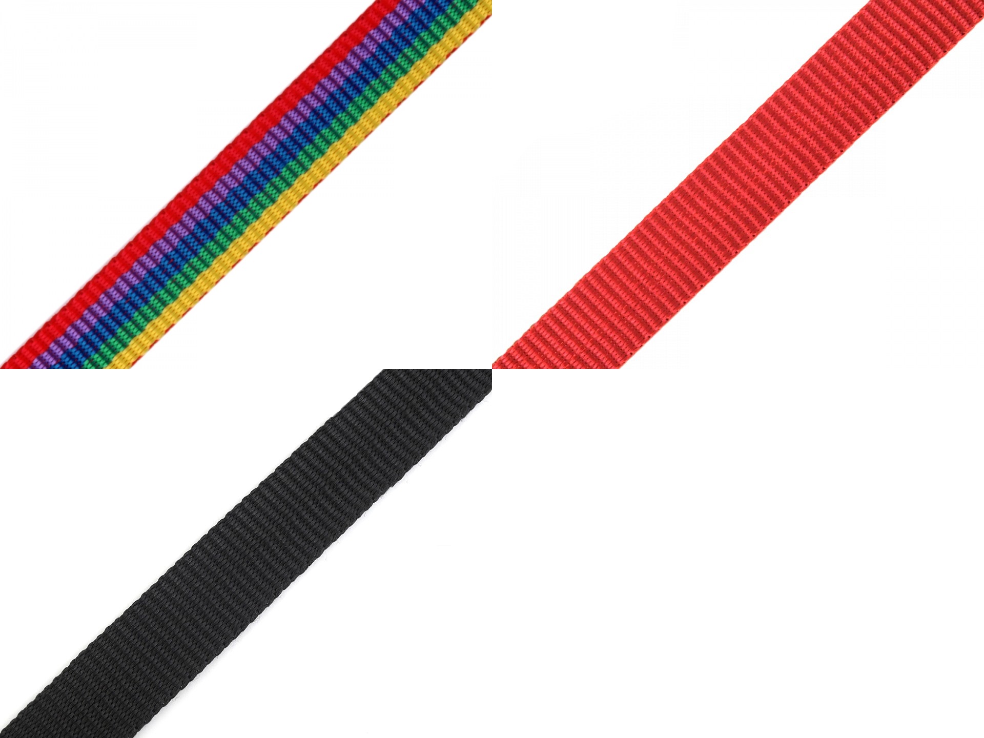 Color Nylon Webbing Strap Tape, 15 mm, Color (25 meters/roll)