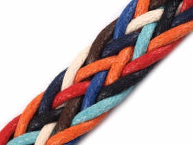 Snur Imitatie Piele, 4 mm, Kaki, Bleumarin (45 m/rola) Snur impletit 18mm (48 metri/rola)