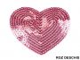 Embleme Termoadezive cu Paiete, Inima (10 bucati/pachet) Cod: 390338 - 5