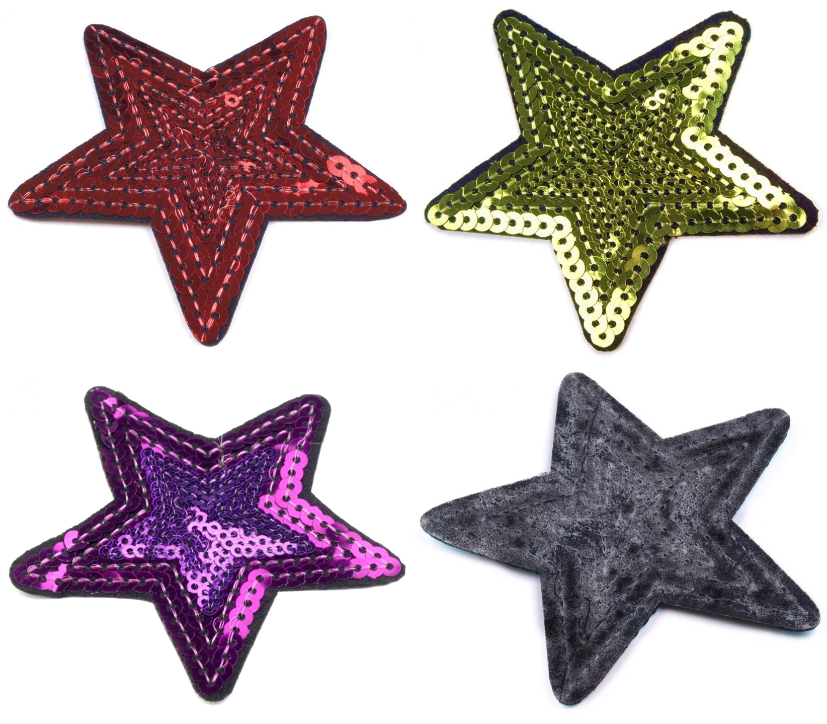 Iron-On Patch with Sequins (10 pcs/pack)Code: 390350