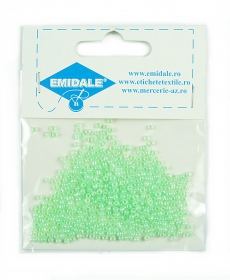Margele sticla plic 6gr Margele Sticla plic #144 (6 gr/punga)