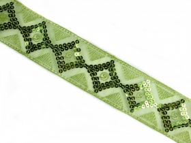 Dantela LA0083-2 (14 yards/rola) Alb Dantela 81-60450 (10 metri/rola)