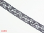 Lace, width 35 mm, Gray Oil (25 meters/roll) Code: 4103 - 1