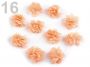 Decorative Flowers to Stitch or Glue, diameter 30 mm (10 pcs/pack) - 5