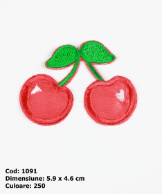 Embleme Termoadezive, Model Ciuperca (12 bucati/pachet)Cod: M7018 Embleme Termoadezive, Cirese (12 bucati/pachet)Cod: 1091
