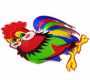 Iron-On Patch, Rooster (12 pcs/pack)Code: LM80403 - 2