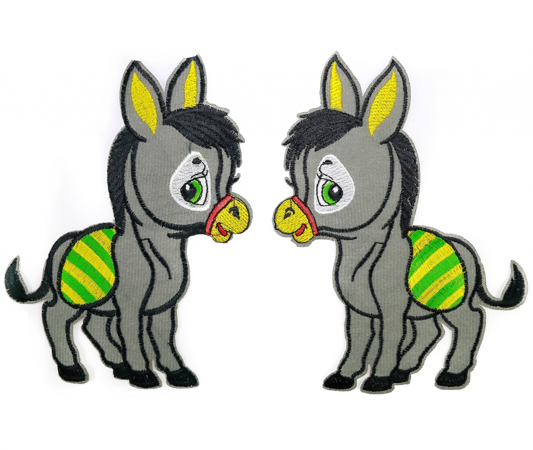 Iron-On Patch, Donkey (12 pcs/pack)Code: LM80406