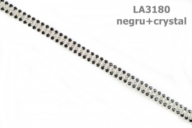 Pasmanterie cu Paiete si Margele, Model Floare, latime 5 cm (9 metri/rola)Cod: 40306 Pasmanterie cu Strasuri LA3180 (9.9 yards/rola)