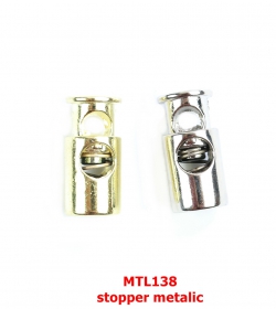 Stoppers and Metal Cord End Toggles - Stoppers (100 pcs/bag) Code: MTL138