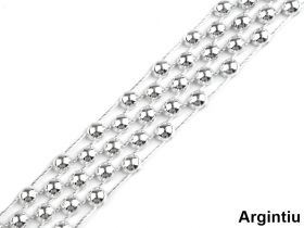 Perle Sirag 4mm, Albe (12 siraguri/pachet) Perle Metraj 14 mm (9 metri/rola) Cod: 220910