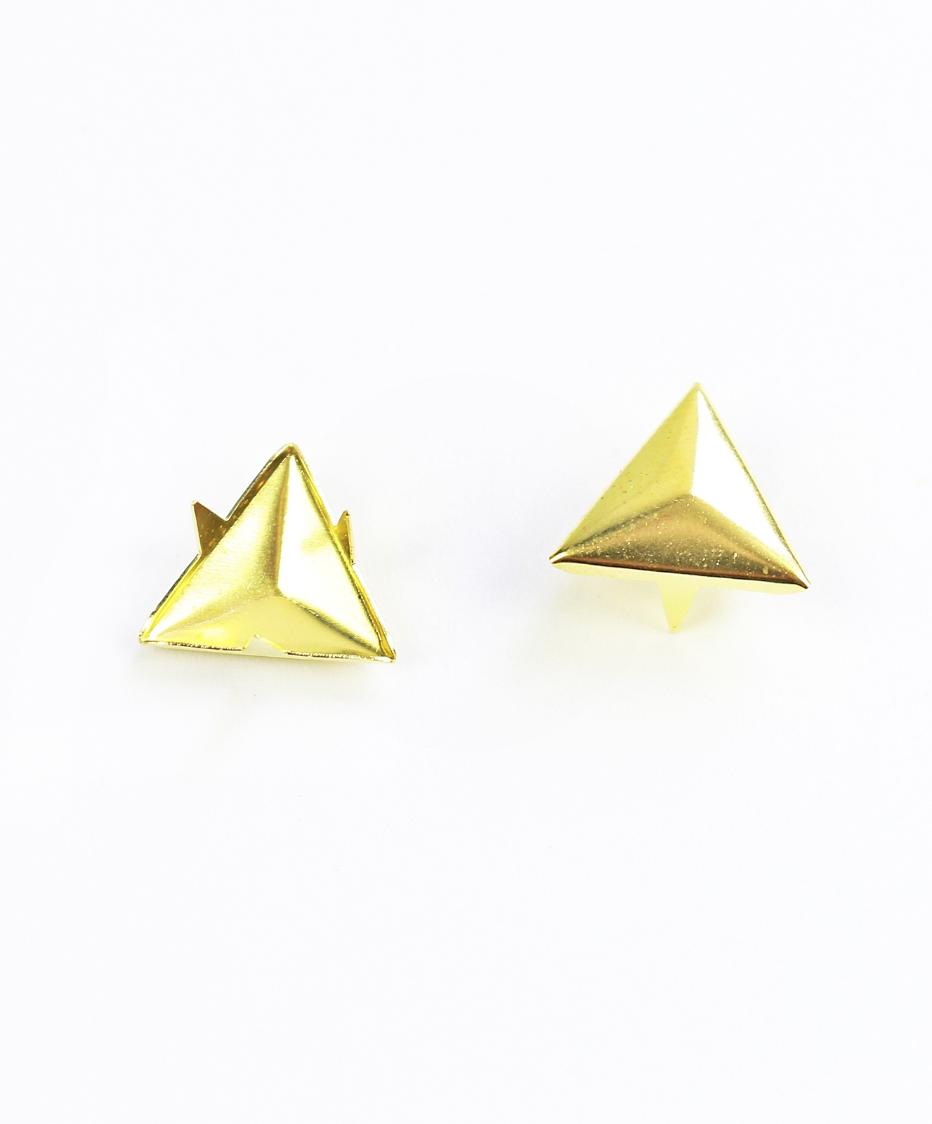 Brass Stud Triangle, 11 mm, Gold (100 pcs/bag) Code: KS-PS11