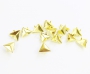 Brass Stud Triangle, 11 mm, Gold (100 pcs/bag) Code: KS-PS11 - 3