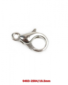 Lobster Claw Clasps, lenght 10.5 mm (100 pcs/bag) - Lobster Claw Clasps, lenght 10.5 mm (100 pcs/bag)