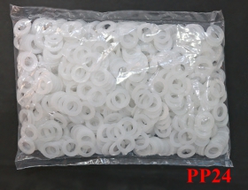 Ocheti si Saibe, 10 mm (1000 seturi/pachet) - Saibe de 10 mm, din Plastic (1000 bucati/pachet)