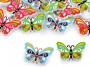 Wooden Decorative Buttons (25 pcs/pack) Model: Butterfly - 1