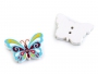 Wooden Decorative Buttons (25 pcs/pack) Model: Butterfly - 2