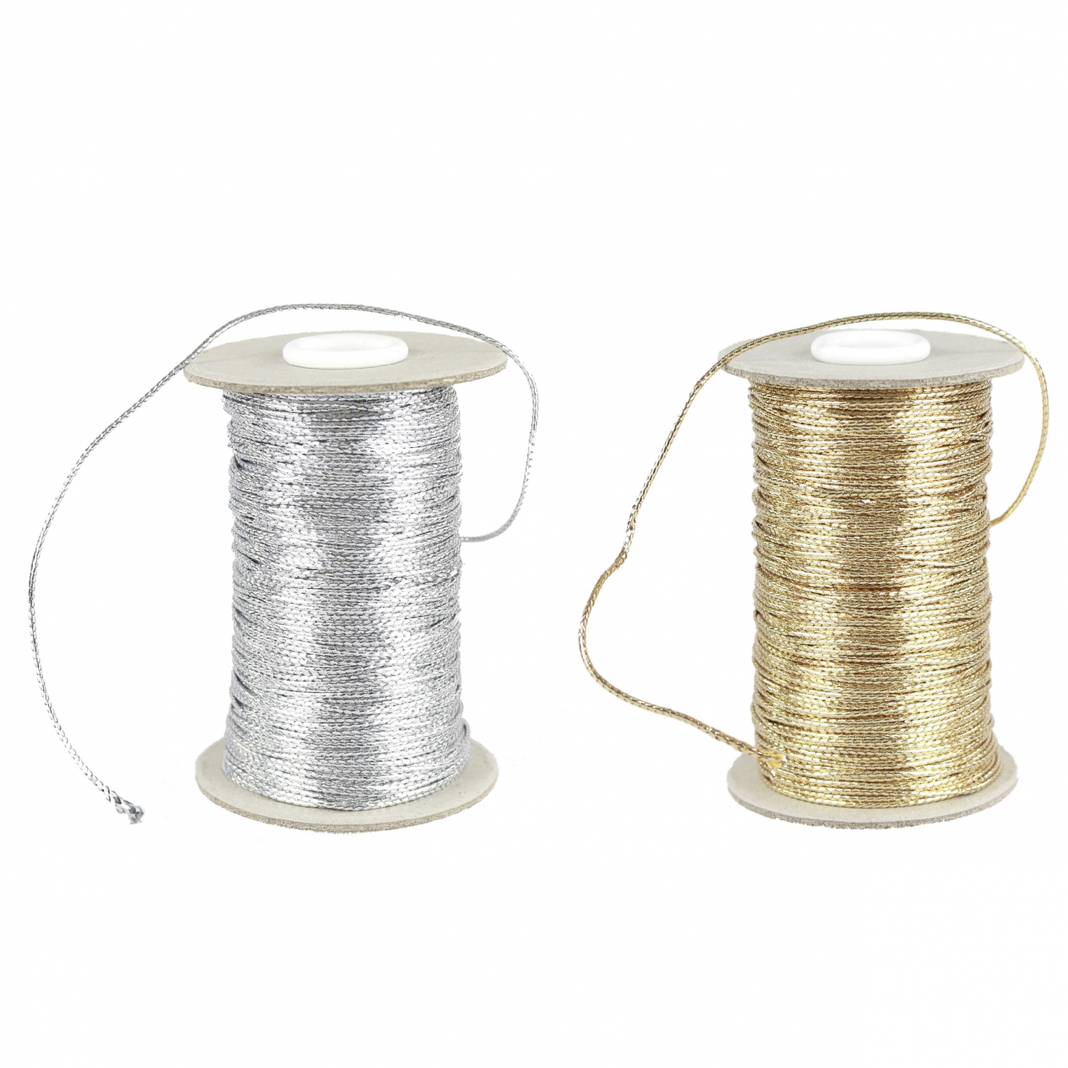 Cotton Lanyard with Metallic Thread (100 meters/roll) Code: HENNI