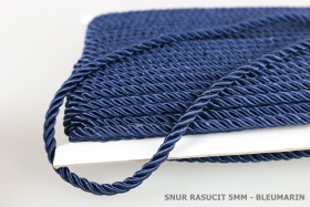 Snur Bumbac 4mm, Diferite Culori (100 m/rola) - Snur Rasucit, 5 mm (33 m/rola)