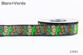 Banda Decorativa, latime 25 mm (25 metri/rola)Cod: M17032504 Banda Decorativa Poliester Tesuta (10 metri/rola) Cod: 22097